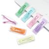 10Pcs Solid Color Hairpins BB Hair Clips Lovely Rectangle Girls Snap Clip Barrettes For Headwear Hair Style Wash Up Makeup Tools