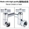 Heavy Duty Adjustable Shower Arm, 11" Brass Extension with Gear Lock Teeth & Swivel Nut, Strong Load Support, No Sagging, Keeps Shower Head Straight,