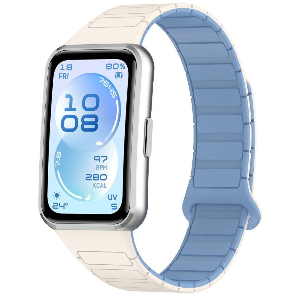 Magnetic Silicone Strap Colorful Comfortable Watchband Replacement Bracelet for Huawei Band 11/11 Pro Smart Watch Accessories