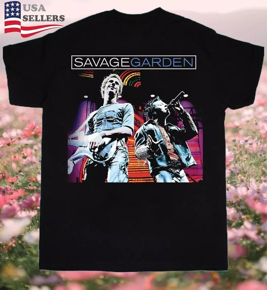 

Savage Garden band On Tour Black Short Sleeve Unisex T-Shirt All Size Unisex T-Shirt XL