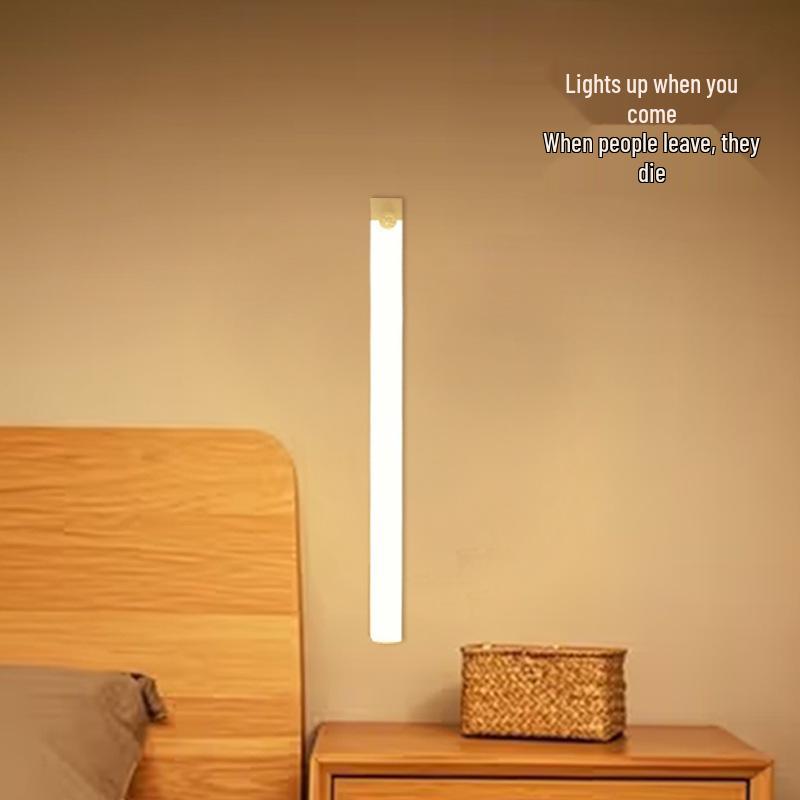Rechargeable LED Motion Sensor Cabinet Light Strip - Magnetic Wardrobe & Bedroom Night Light