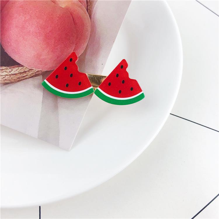 Charming Fruit Hair Clips: Cute Bangs Accessories and Trendy Acrylic Side Clips