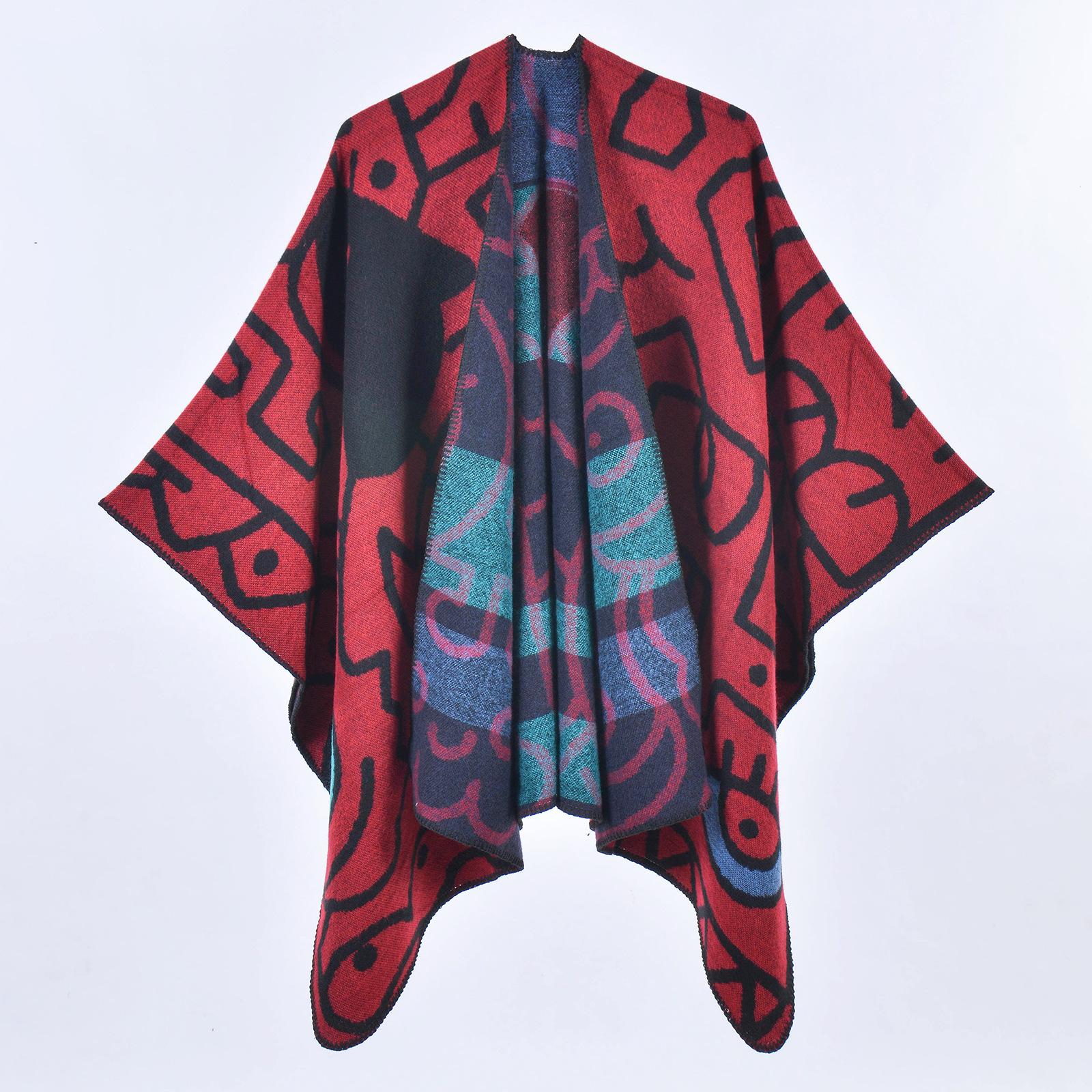 

DX spot простая и высококачественная шаль пастбищная шаль в этническом стиле Юньнань с накидкой, имитация кашемирового шарфа One size