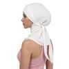 Water Crystal Linen Womens Cap With Breathable Neck Cover For Summer And Winter Wear