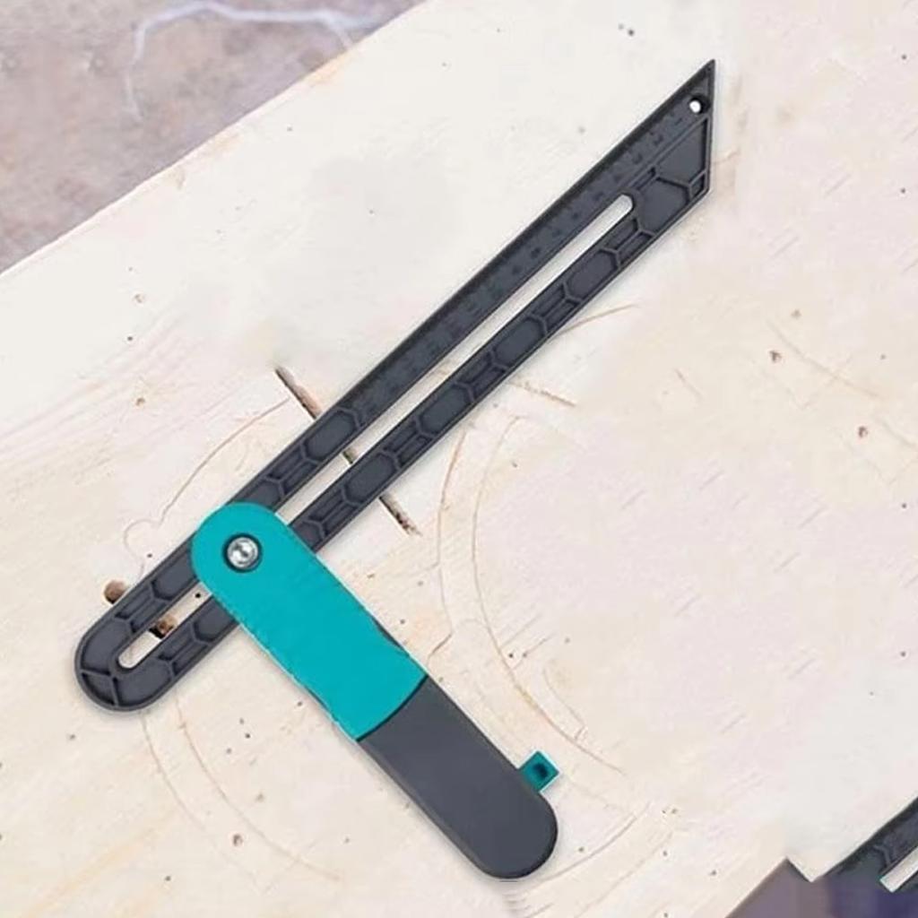 Angle Rulers Tri Square Irregular Sliding T-Bevel Gauge with Lock, Level Measuring Tool Carpentry Marking DIY Project Protractor