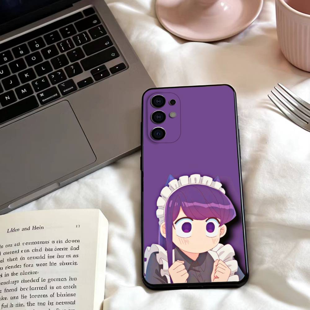 K-Komi C-Cannot Communicate Phone Case For Samsung S25,24,23,22,30,21,10,9,Ultra,Plus,Lite,FE,4,5 G Soft Black Case