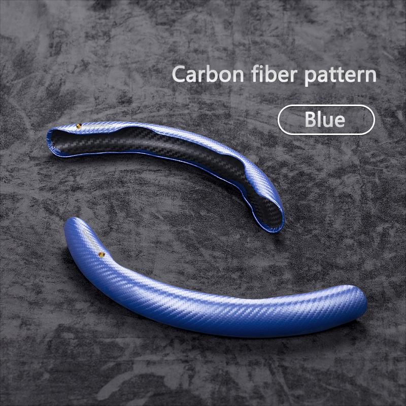 Carbon Fiber Car Steering Wheel Cover Non-slips Decoration For Porsche 911 718 Taycan Panamera Cayenne Macan Cayman Accessories