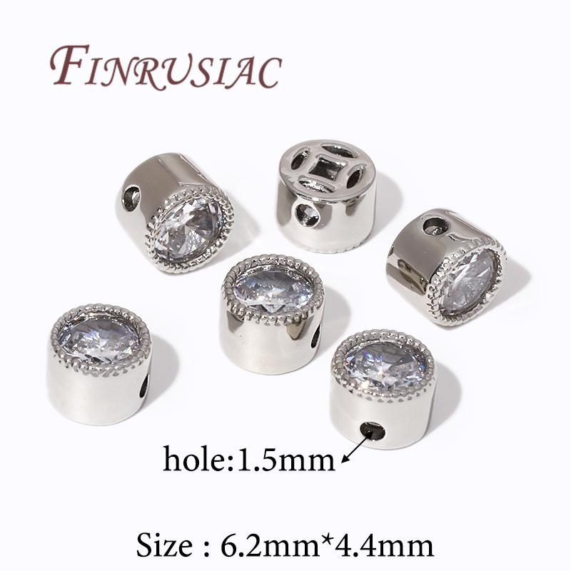 Multi Styles 18K Gold Plated Metal Beads Separators,Spacer Bead For Jewelry Making DIY Accessories,Bracelets Beads Wholesale