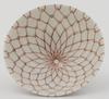 Kyoto Ware, Kiyomizu Ware, Hozan Kiln, Princess Tea Bowl, Red Mesh Pattern, B9-2