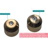 10002265 Replacement Propane Gas(LPG) 3 Way Pilot Assembly compatible with for Majestic Temco, and Vermont Castings gas stoves