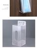 Punch-Free Acrylic Wall-Mounted Organizer Box for Gloves, Shoe Covers, Masks, and Hats.