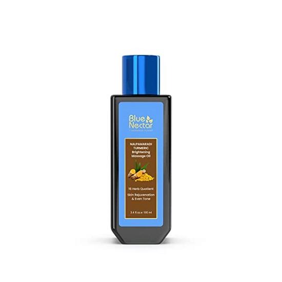 

Blue Nectar Nalpamaradi Thailam Осветляющее масло для тела и лица 100 мл жёлтый