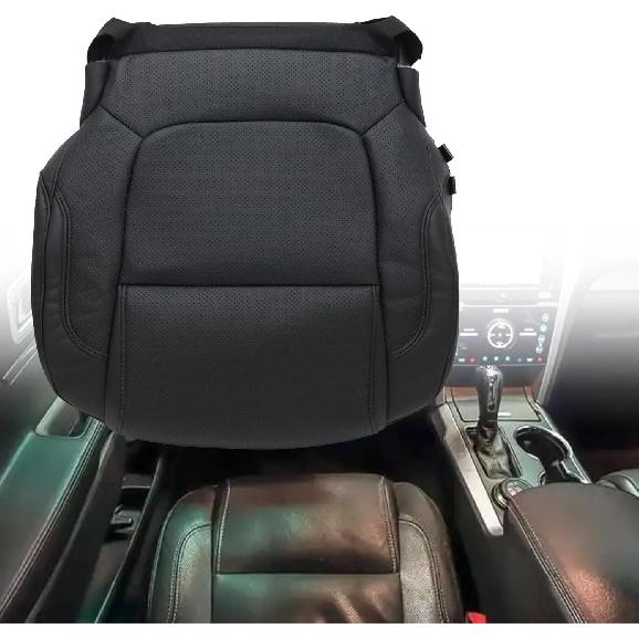 

Driver Side Bottom Leather Seat Cover Black Compatible with Ford Explorer Limited Sport 2011 2012 2013 2014 2015