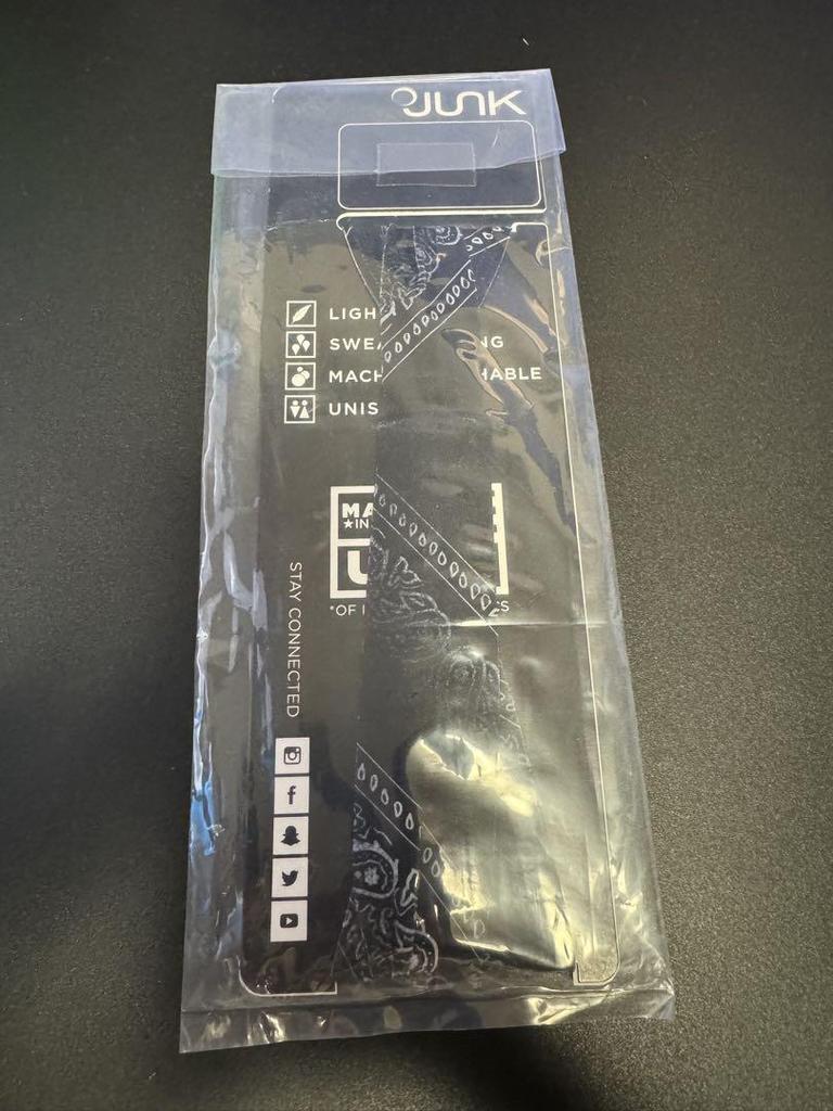 [USED] JUNK BIG BANG LITE HEADBAND Bandana Pattern