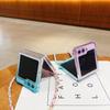 For Samsung Galaxy Z Flip7 FE 5G/Z Flip6 5G Case Gradient Color TPU Phone Cover with Lanyard