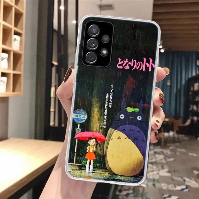 

Мягкий чехол для телефона Totoro Studio Ghibli с аниме для Samsung Galaxy A52 A53 A12 A13 A22 A23 A32 A33 A72 A73 5g A02s A03s A50s с узором Samsung A52