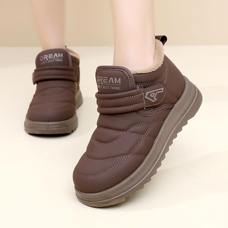 

Winter New Women s Casual Cotton Shoes with Fleece for Warmth Anti Slip and Durable Outsole Free Women s Shoes Comfortable Soft Sole Non slip Design F 35