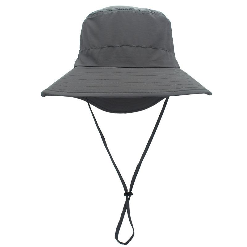 Quick-drying breathable bucket hat with extended brim Quick-drying hiking hat Sunscreen sun hat Source