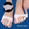 Five-Hole Toe Separator with Thickened Breathable Arch Support and Pressure Relief Insole for Hallux Valgus Correction