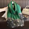Foulard in Seta Ispirato alle Farfalle con Stile Elegante per Accessori Moda Primavera Estate