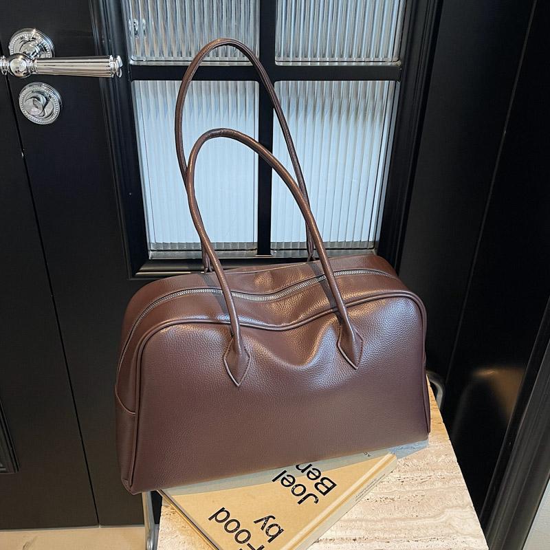Large Capacity Shoulder Bags Business Commute Tote 2025 High Quality Bags for Women Zipper Pu Women's Handbags Travel Bag