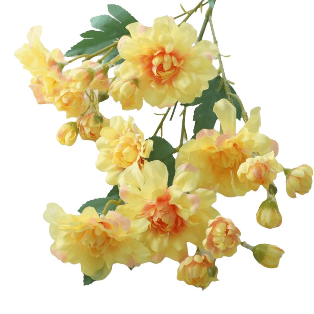 Boho Style Artificial Peony Bouquet Silk Fake Flower Realistic Peony Branch  Wedding Bouquets