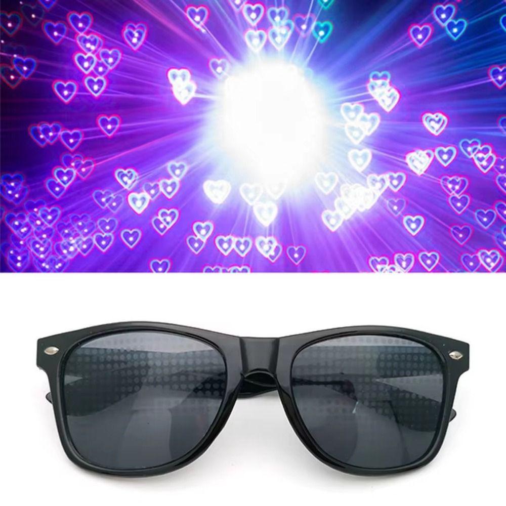 Unique Diffraction Glasses Light Refraction 3D Prism Effect Glasses Prism Glasses Concert Gear