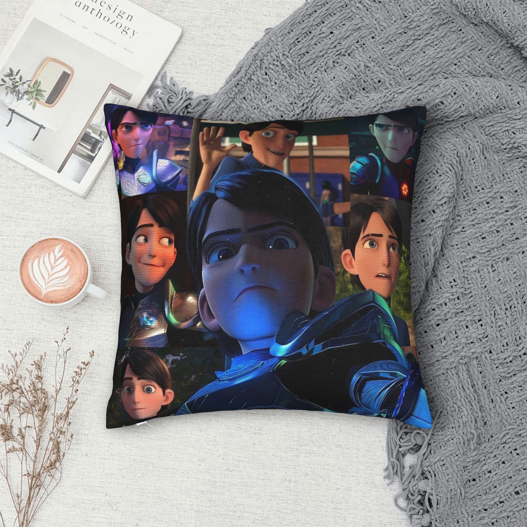 Fine Glasses Unisex Pillow Cover Trollhunters Tales Of Arcadia Fashion Pillow Case For Living Room Chair Pillowcases
