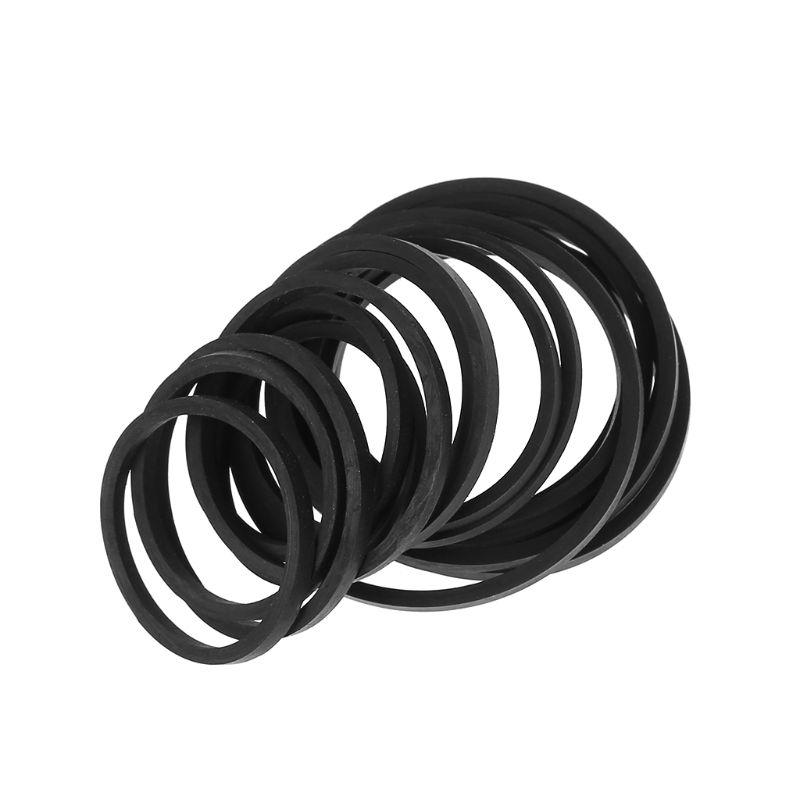 10 Pcs Drive Flat Belts Rubber DVD Cassette Tape Recorder Turntable Strap Belt Cassette Tape Replacement Accessories 1mm
