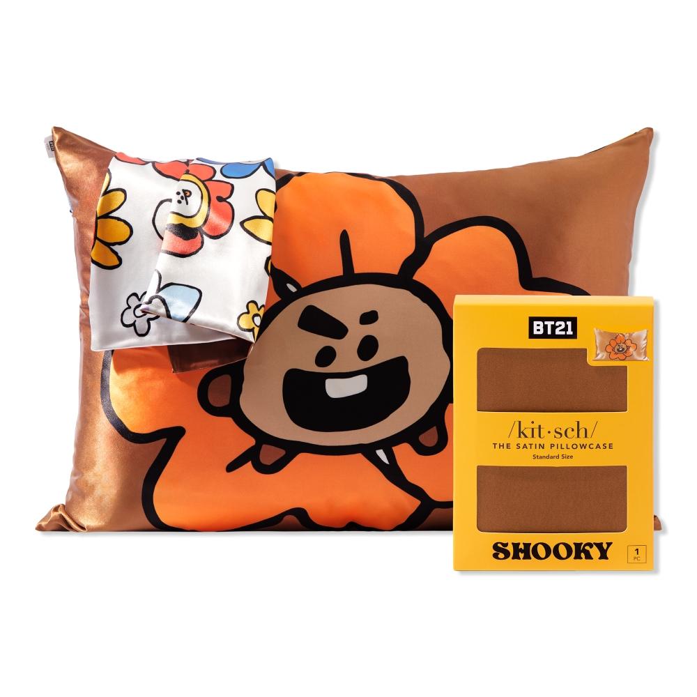 

Kitsch BT21 x Kitsch Атласная наволочка Standard Shooky 1 карат