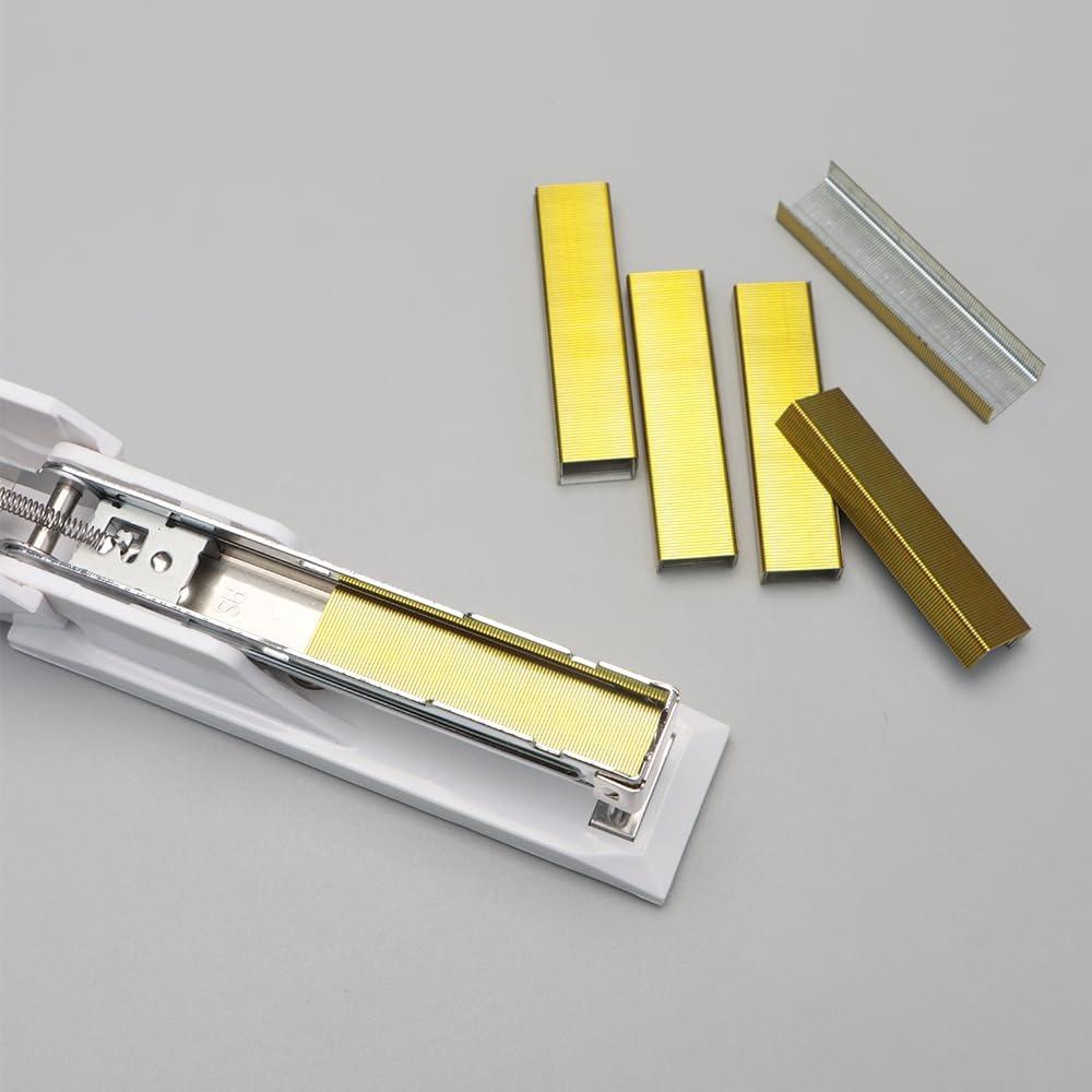 1000 ks sponek v balení 6 barev 26/6 standardních svorek Náplně kovové sešívačky Stolní sešívačky