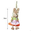 Animal Craft Decorative Ornament Swing Figurine Woven Collection Sculpture Cute for Wedding Balcony