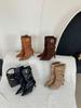 Autumn and winter new medium tube short boots