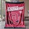 Oklahoma Sooners Beach Towel Sports Style Flannel Fleece Blanket Cozy Warm Throw Blanket For Couch Bed Travel All Season Use