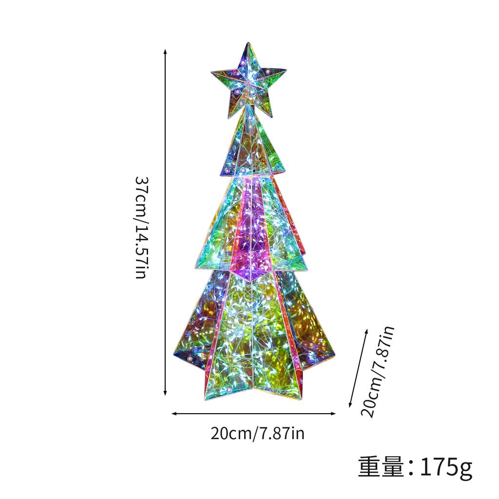 Cartoon Crafts Decor Iridescent LED Light Up Figurines Ornaments Halloween Spooky Festival Christmas Party Gift for Kids Friends