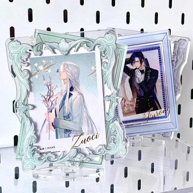 Double-sided Irregular Acrylic Photo Frames for Girls Room Decor Original Design 3 Inch Kpop Idol Card Sleeves Wholesales 2025