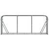 vidaXL Holzkorb Anthrazit 234x45x100 cm Verzinkter Stahl