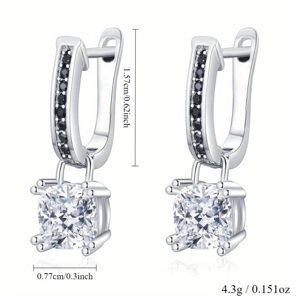 Black Awn Schwarze, exquisite Tropfenohrringe für Damen