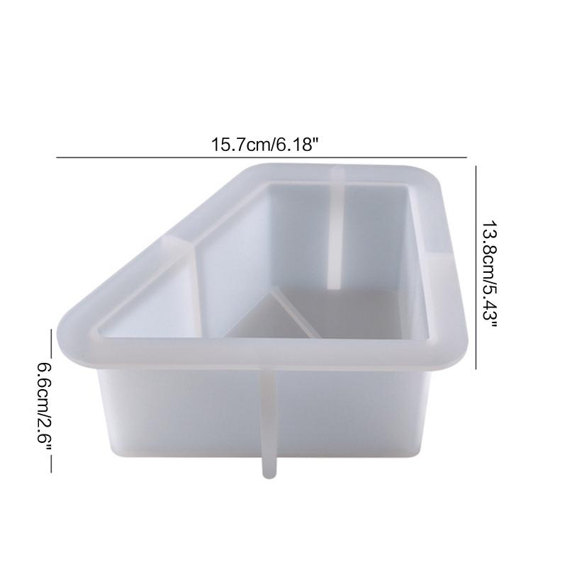 DIY Craft Resin Silicone Mold Bookend Casting Molding Template for Art Tabletop Decoration House Accs Gift Making Tool