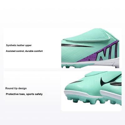 Mercurial Vapor 15 Wygodne Trwałe Niskoprofilowe Buty Piłkarskie dla Dzieci Dziecięce sneakersy Zielone DJ5964-300