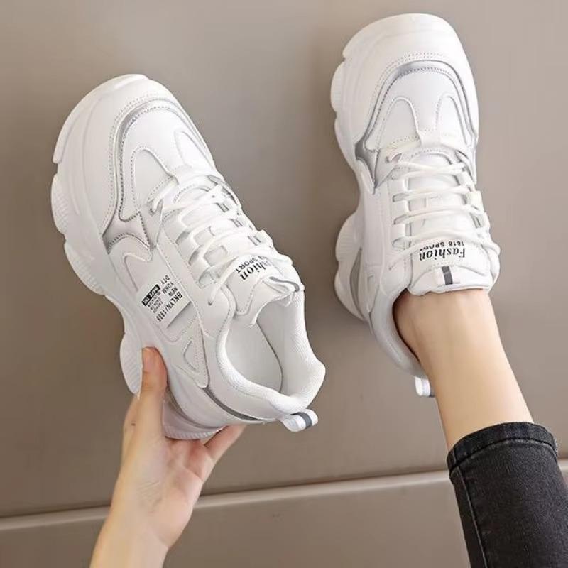 Fashion New Spring Autumn Women White Sport Shoes Trend Thick Bottom Ultra-Light Platform Sneaker Female Casual Shoe Running Shoes Mujer