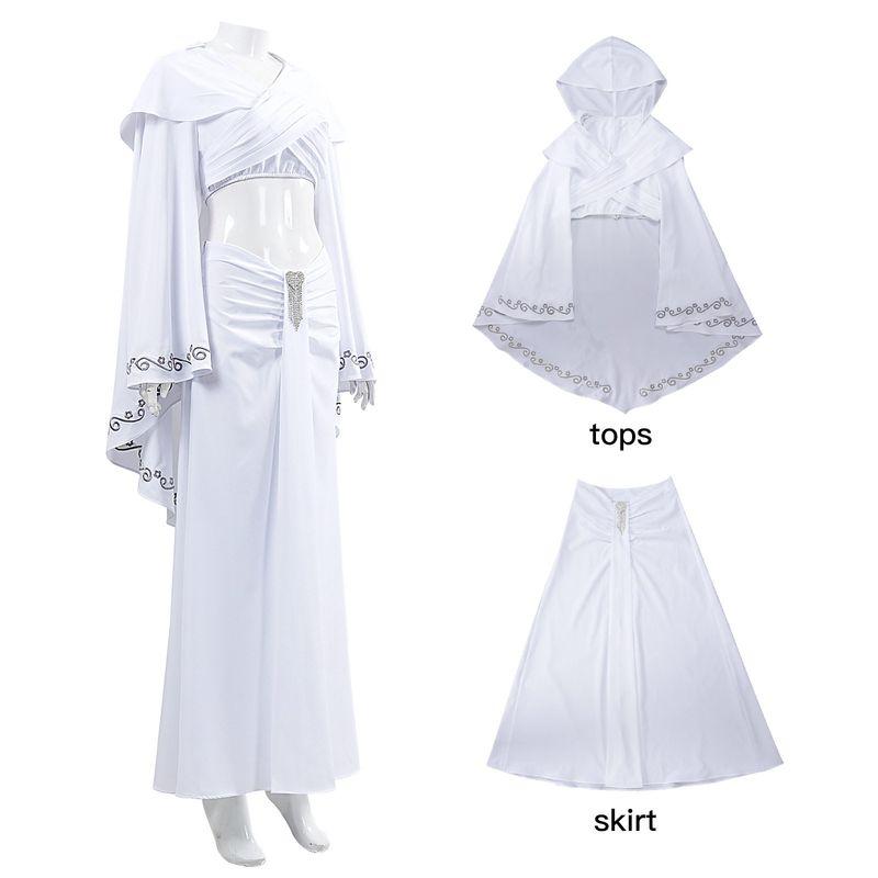 

Star Wars Amidala Cosplay Costume Queen Amidala Performance Costume Cosplay Outfit Cross-Border Source Factory Z179 Complete Set XS