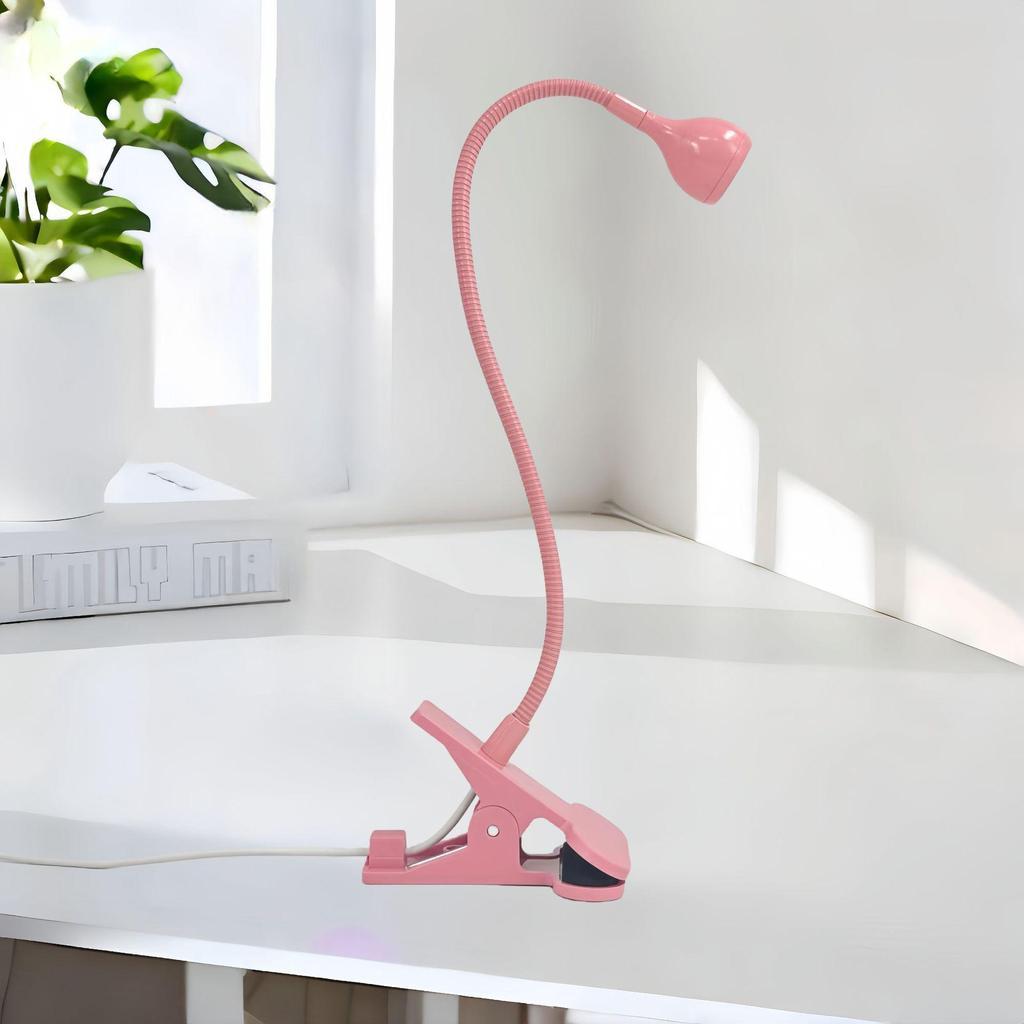 Gooseneck USB UV Nail Lamp 395nm, Purple LED Curing Light for Gel Nail Polish with Clip