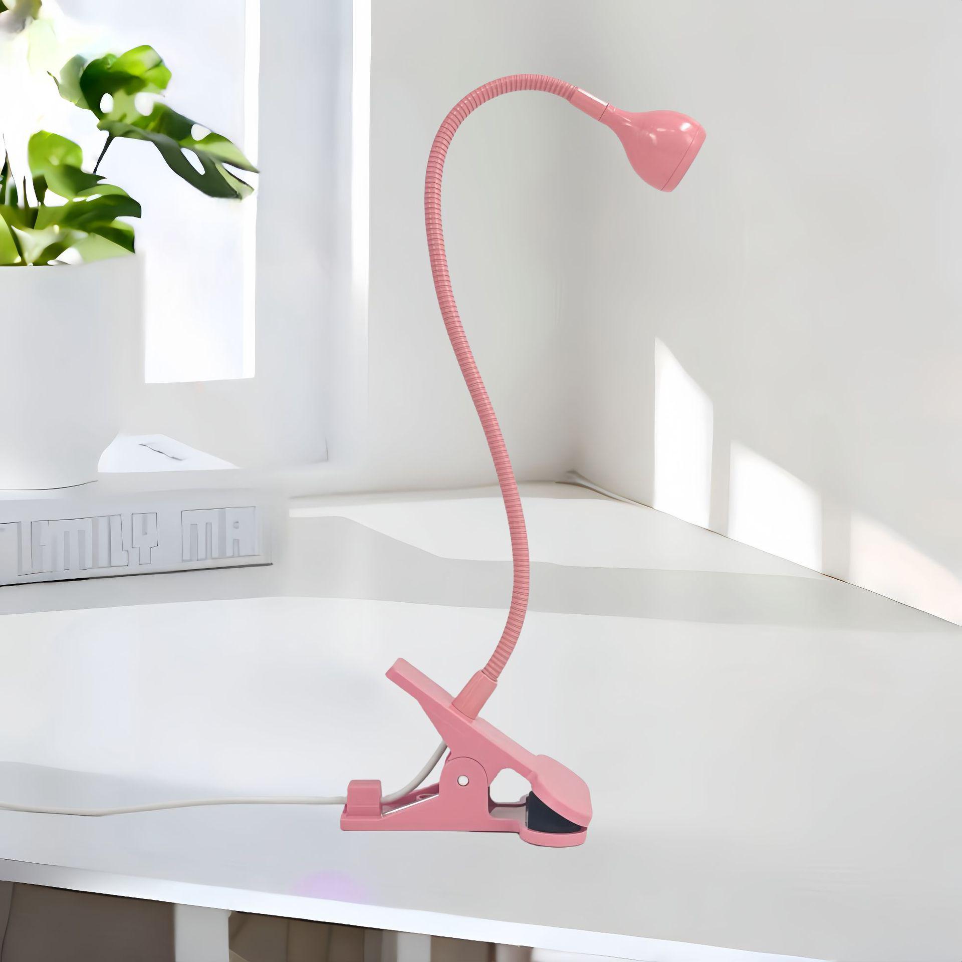 

Gooseneck USB UV Nail Lamp 395nm, Purple LED Curing Light for Gel Nail Polish with Clip