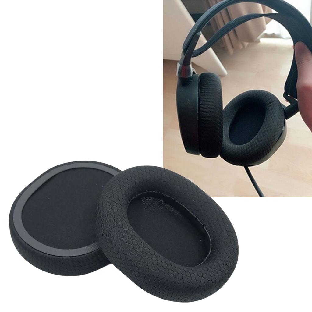 Interchangeable Ear Pad Covers Washable Mesh Fabric Cushions for Arctis 1 3 5 7 9X Headsets Sound Isolation