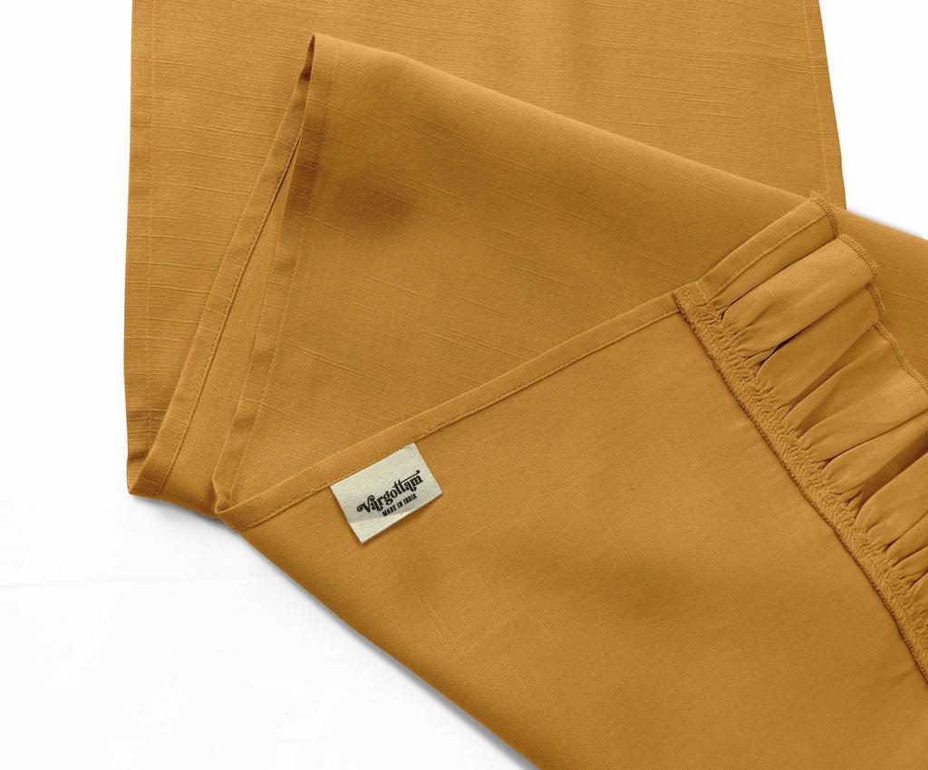 Vargottam Fuchsia Pink Home D    cor Küchentischdeko Home Frill Tischläufer-14 x 108