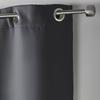 Rideau occultant (140 x H180 cm) Uni Anthracite