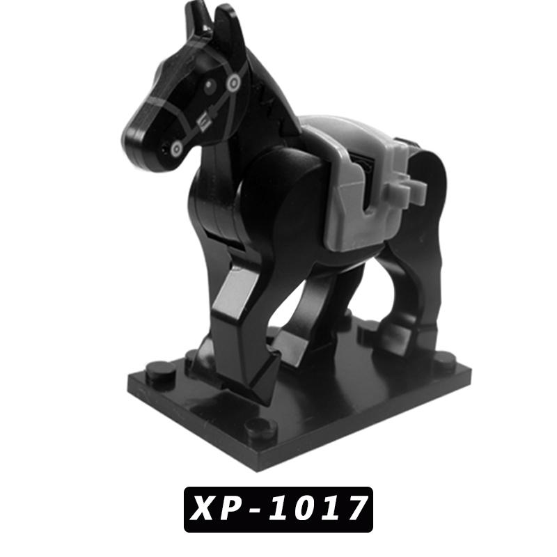MOC Military War Horse Suitable For Mini-Figurines Building Blocks Accessories Boys Children's Toys Gift