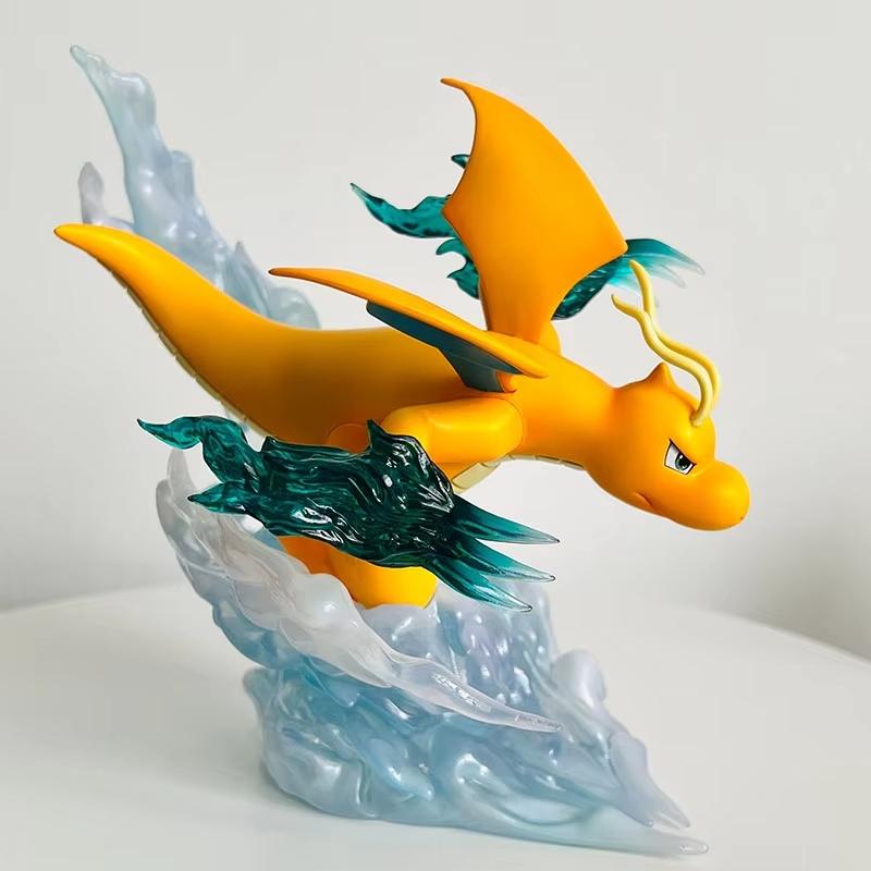 Pokeman Anime Figure Dragonite Figures 16Cm Pvc Statue Figurine Model Collection Desktop Decoration Children Birthday Toy Gifts