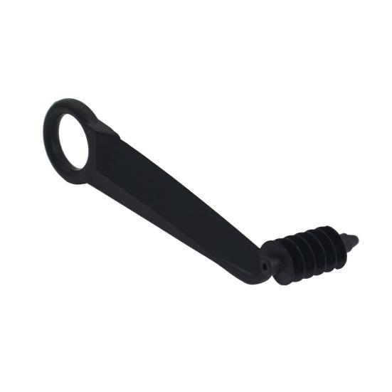 

Fruit Splitter Spiral Cutter V-shaped Knife 2-in-1 Manual Kitchen Spiralizer Non-Slip Handle Vegetables Fruits Paring Knife